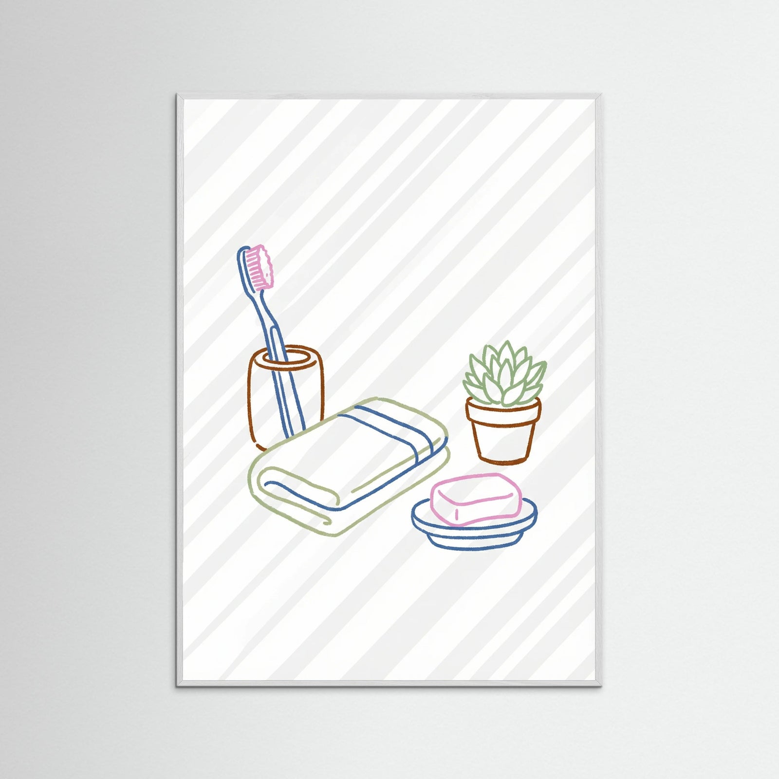 White Wood Kitchen Still Life