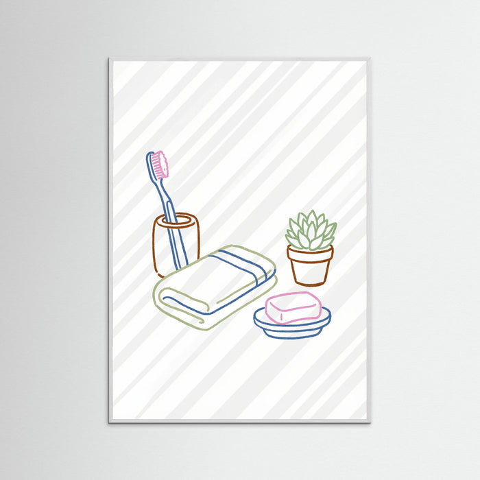 White Wood Kitchen Still Life