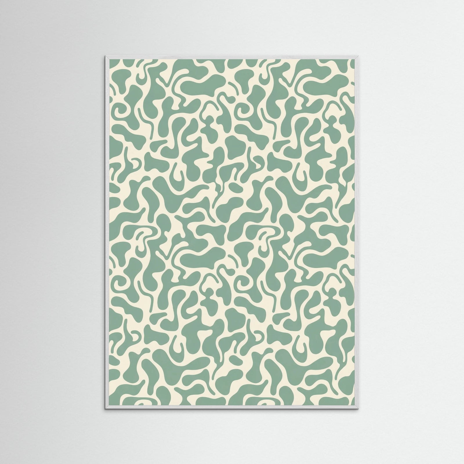 White Wood Kusama Organic Pattern