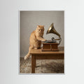 White Wood Lampshade Canine