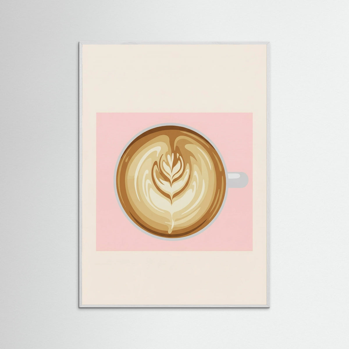 White Wood Latte Art Classic