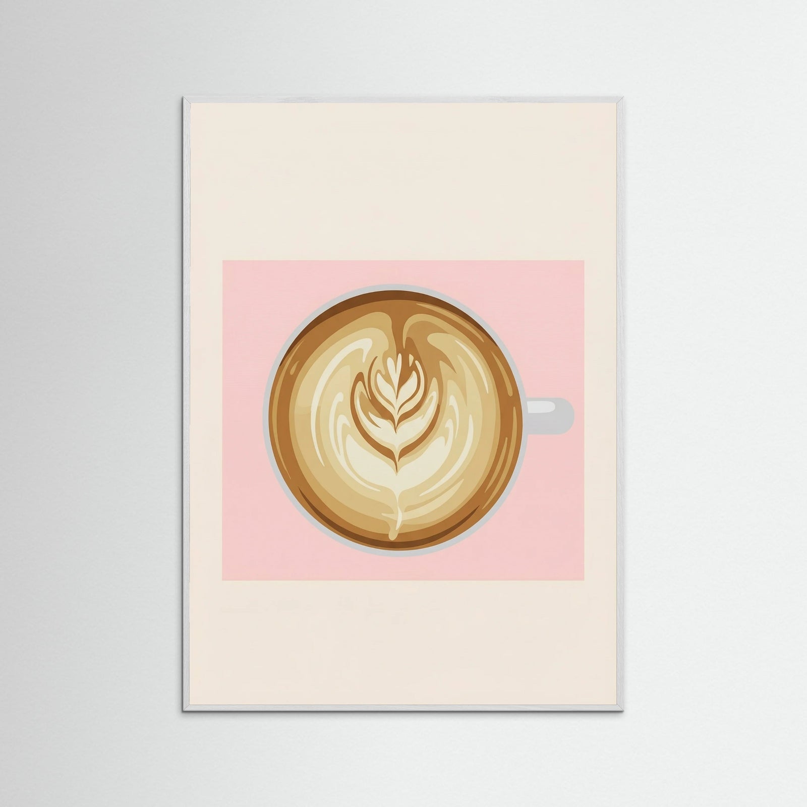 White Wood Latte Art Classic