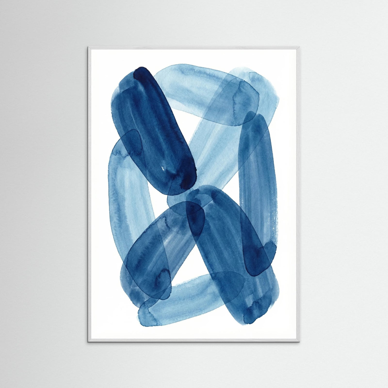 White Wood Layered Indigo