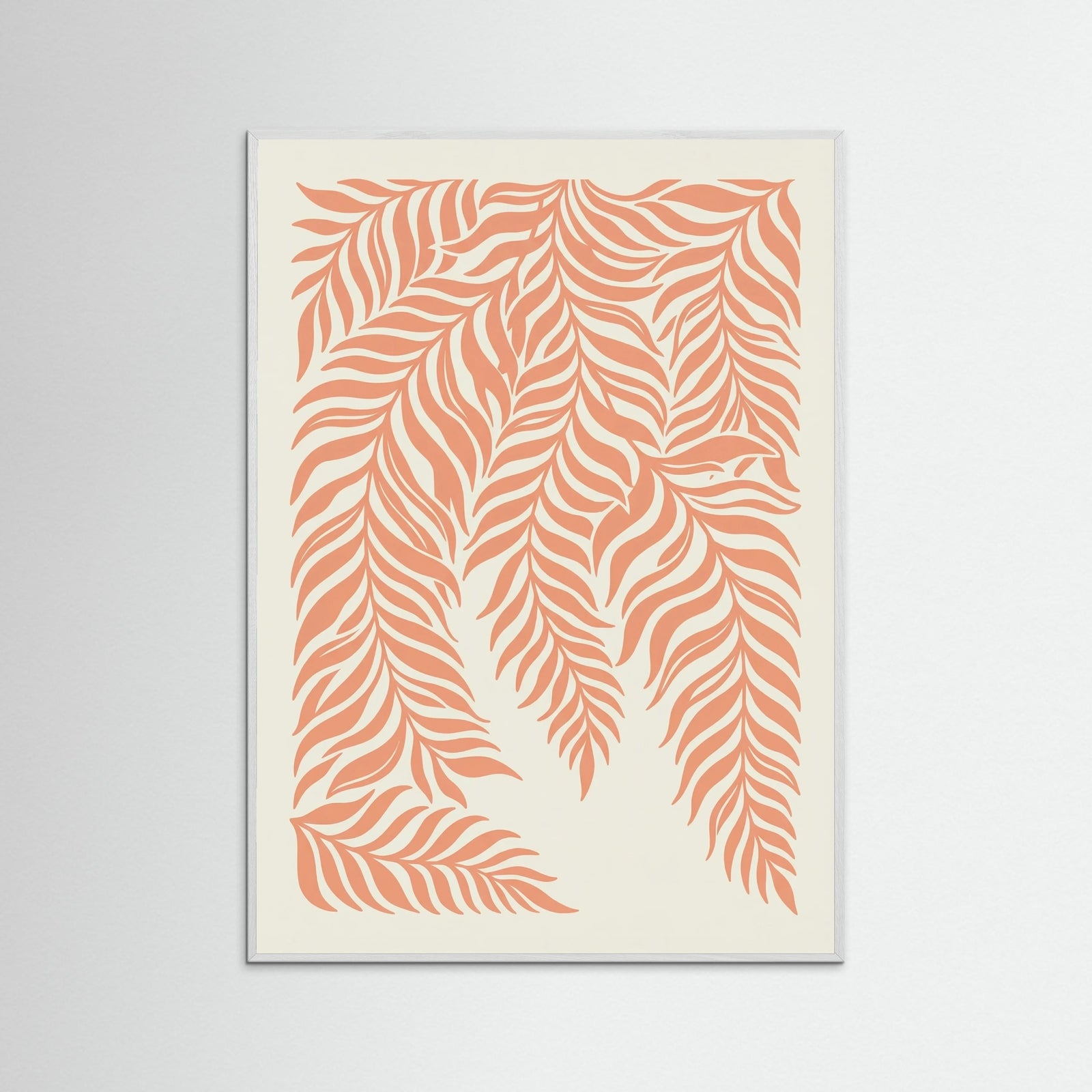 White Wood Leafy Orbit