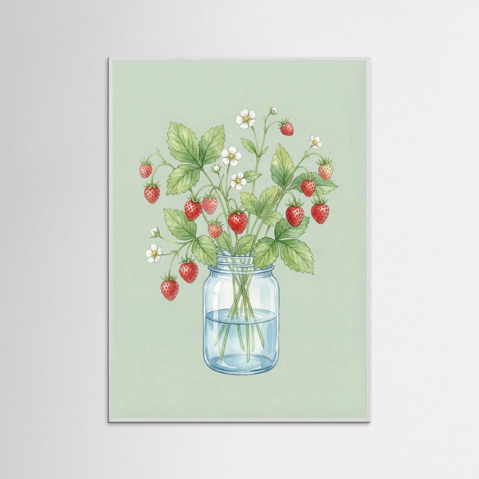 White Wood Lemon Bloom Vase