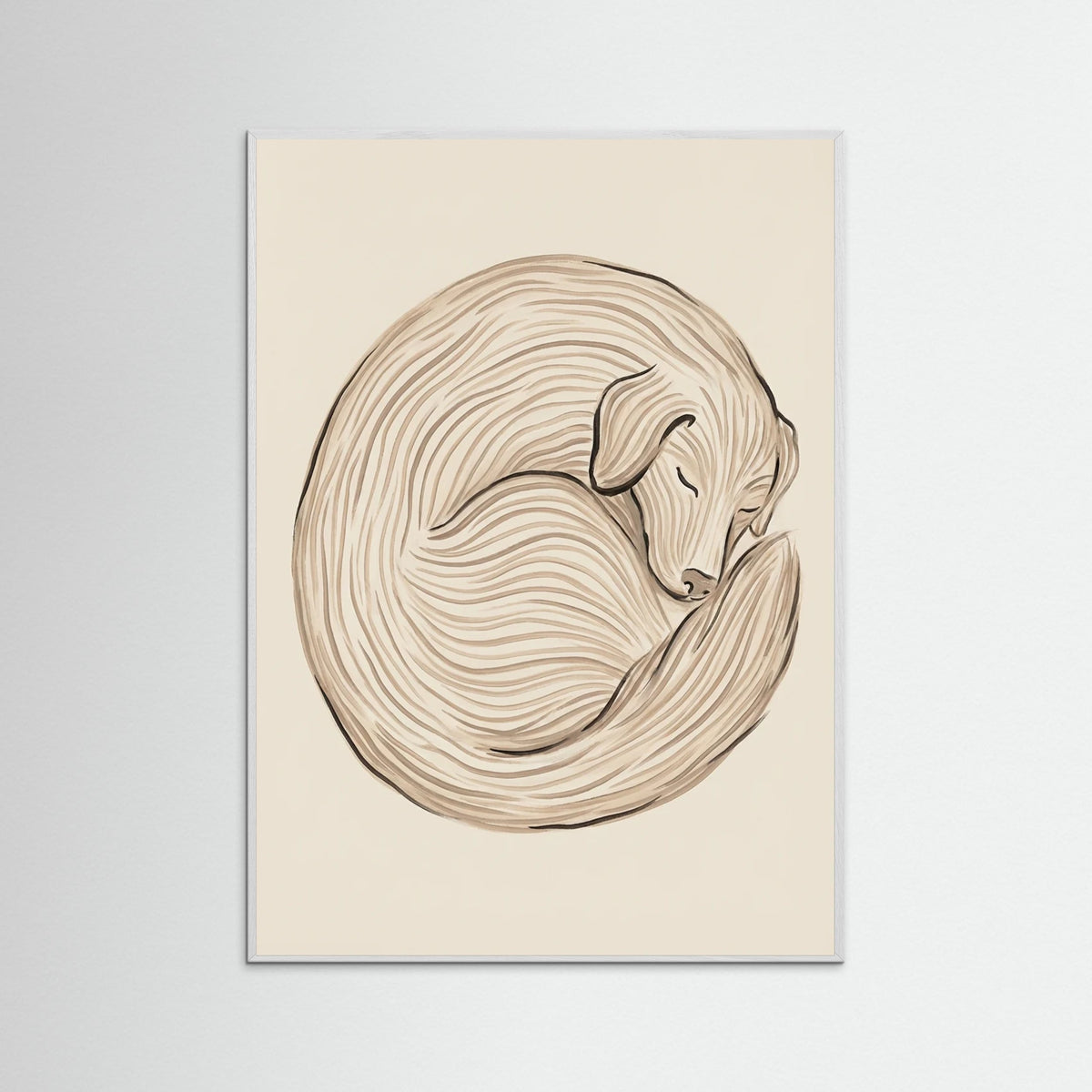 White Wood Linear Recline