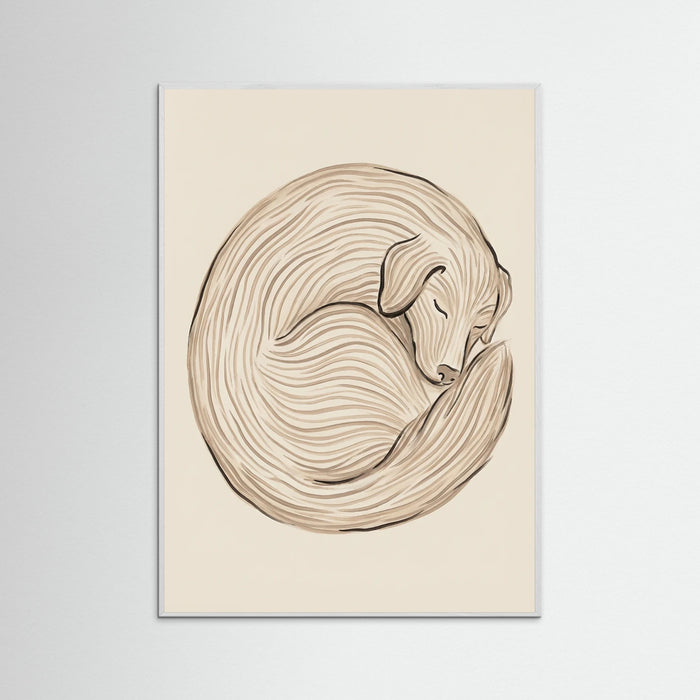 White Wood Linear Recline