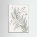 White Wood Lined Botanicals