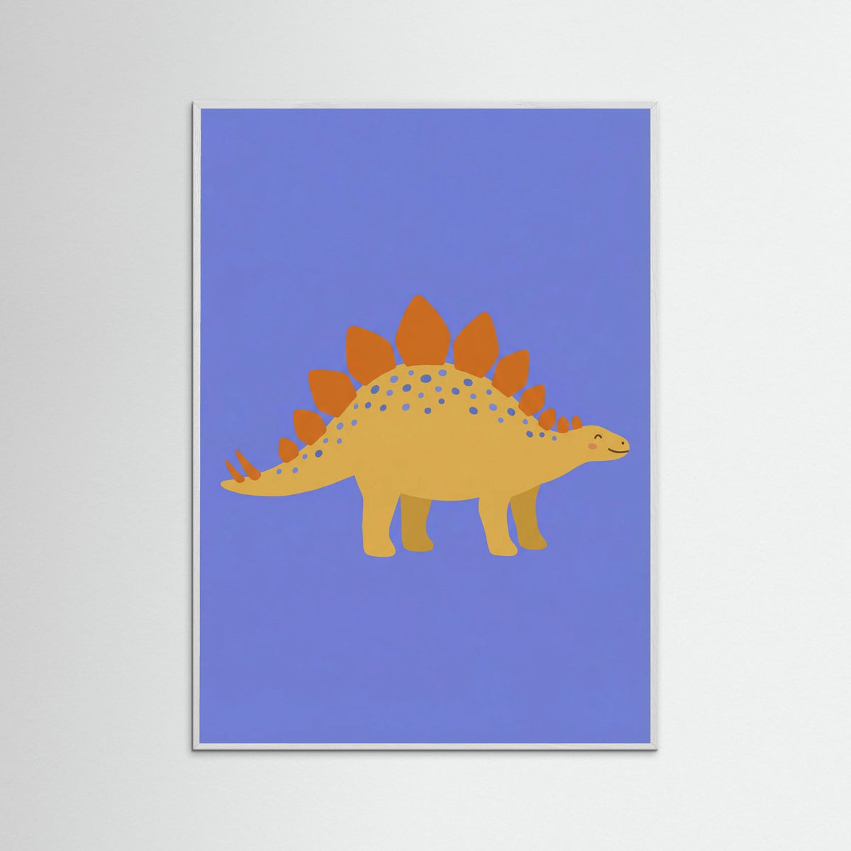 White Wood Long Neck Dino