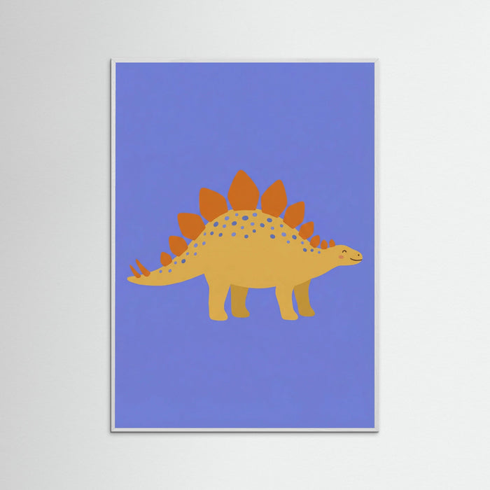 White Wood Long Neck Dino