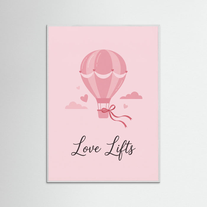 White Wood Love Ace Card