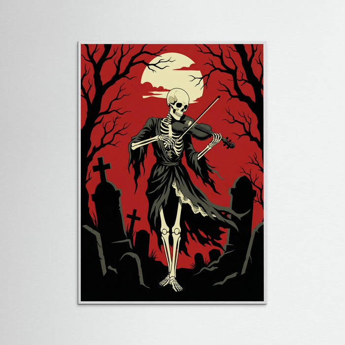 White Wood Macabre Dance
