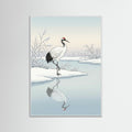 White Wood Mandarin Ducks Serenity