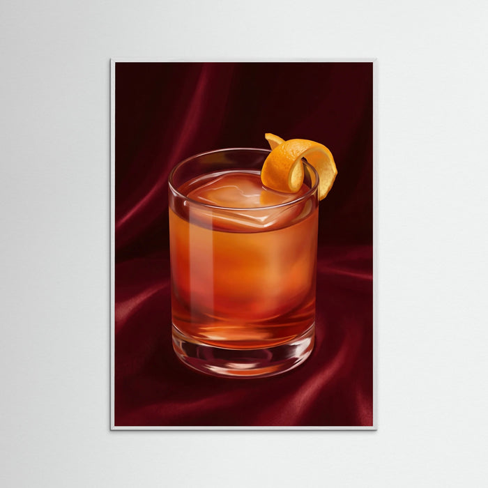 White Wood Manhattan Cocktail