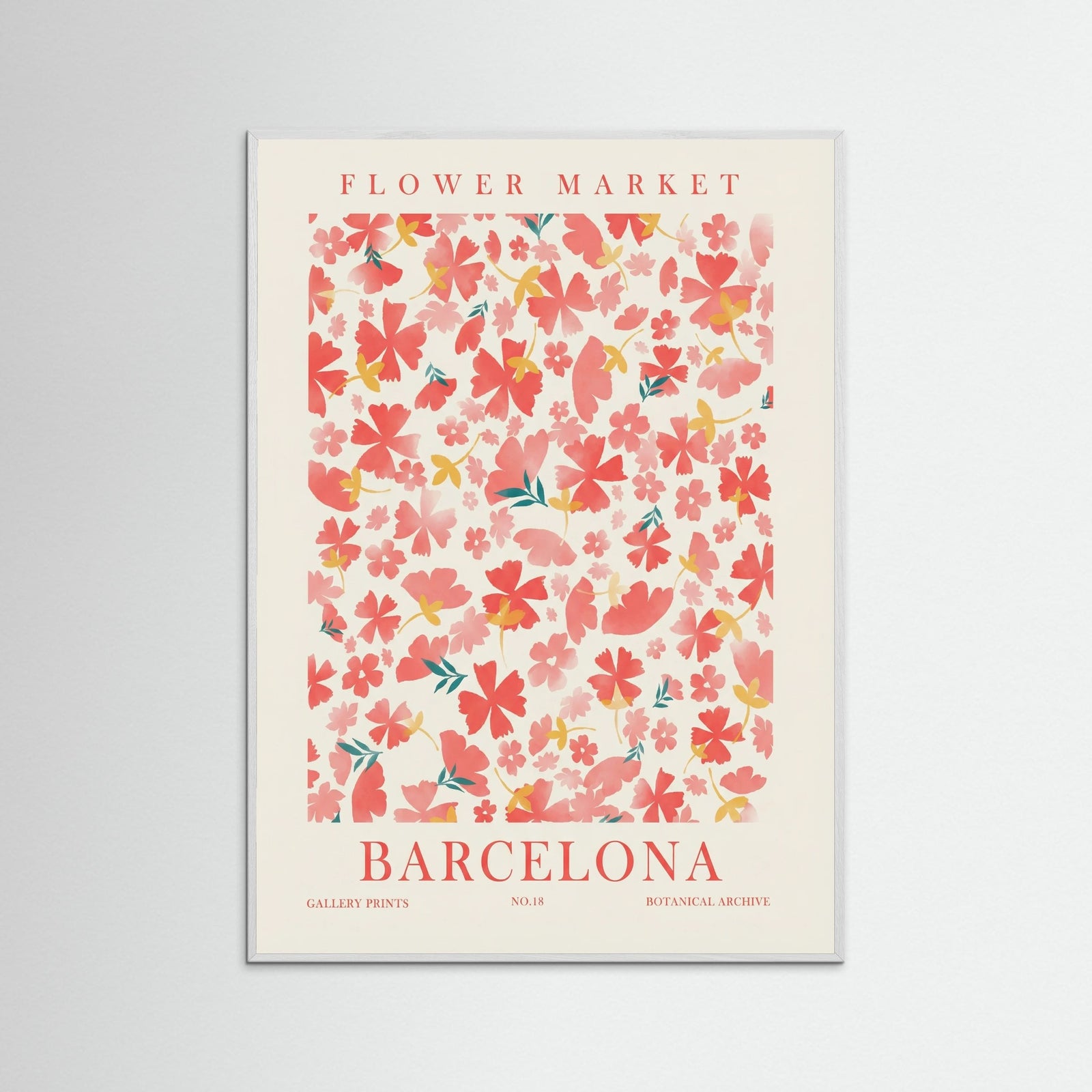 White Wood Market Blossom Barcelona
