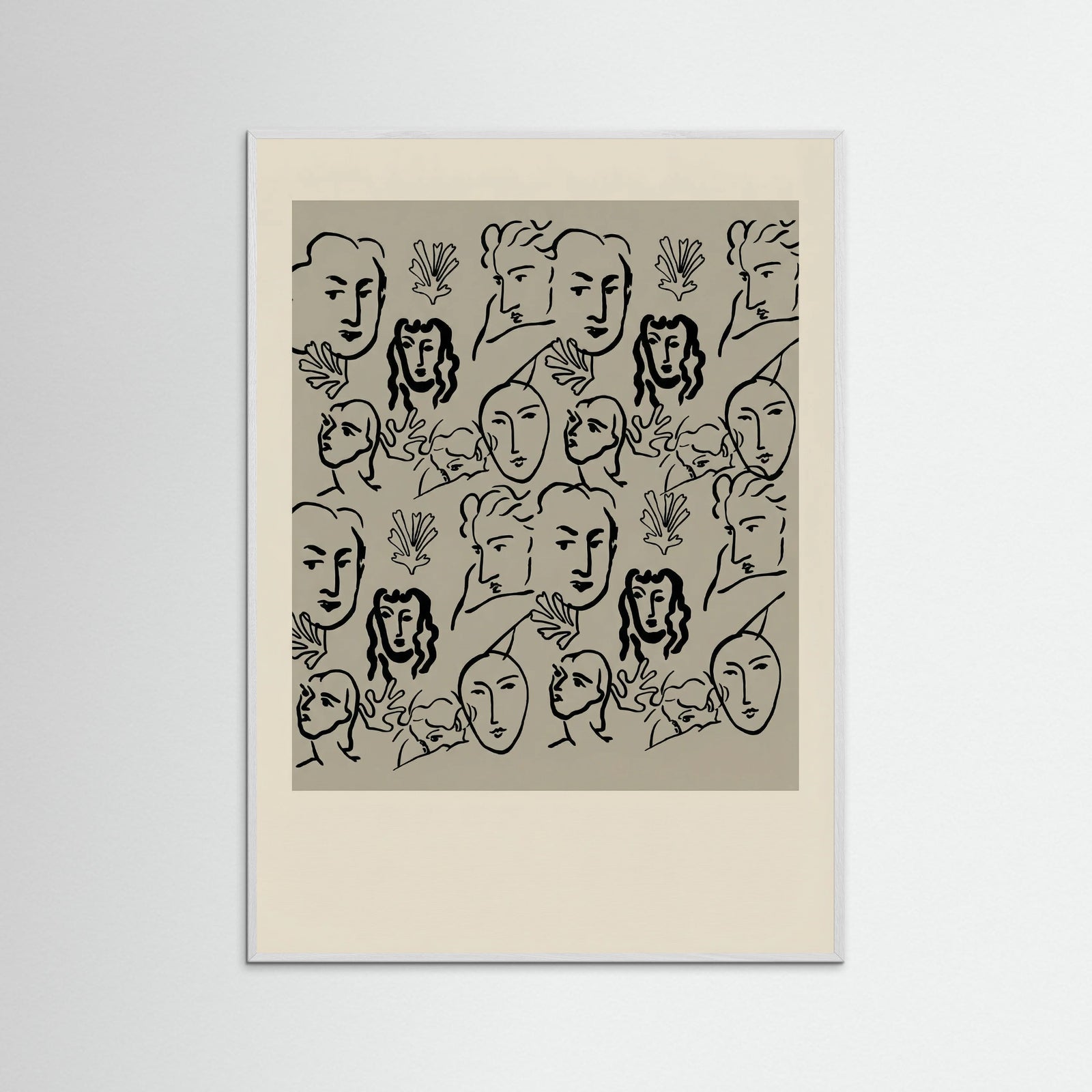 White Wood Matisse Cut Outs