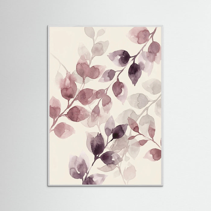 White Wood Mauve Orchid