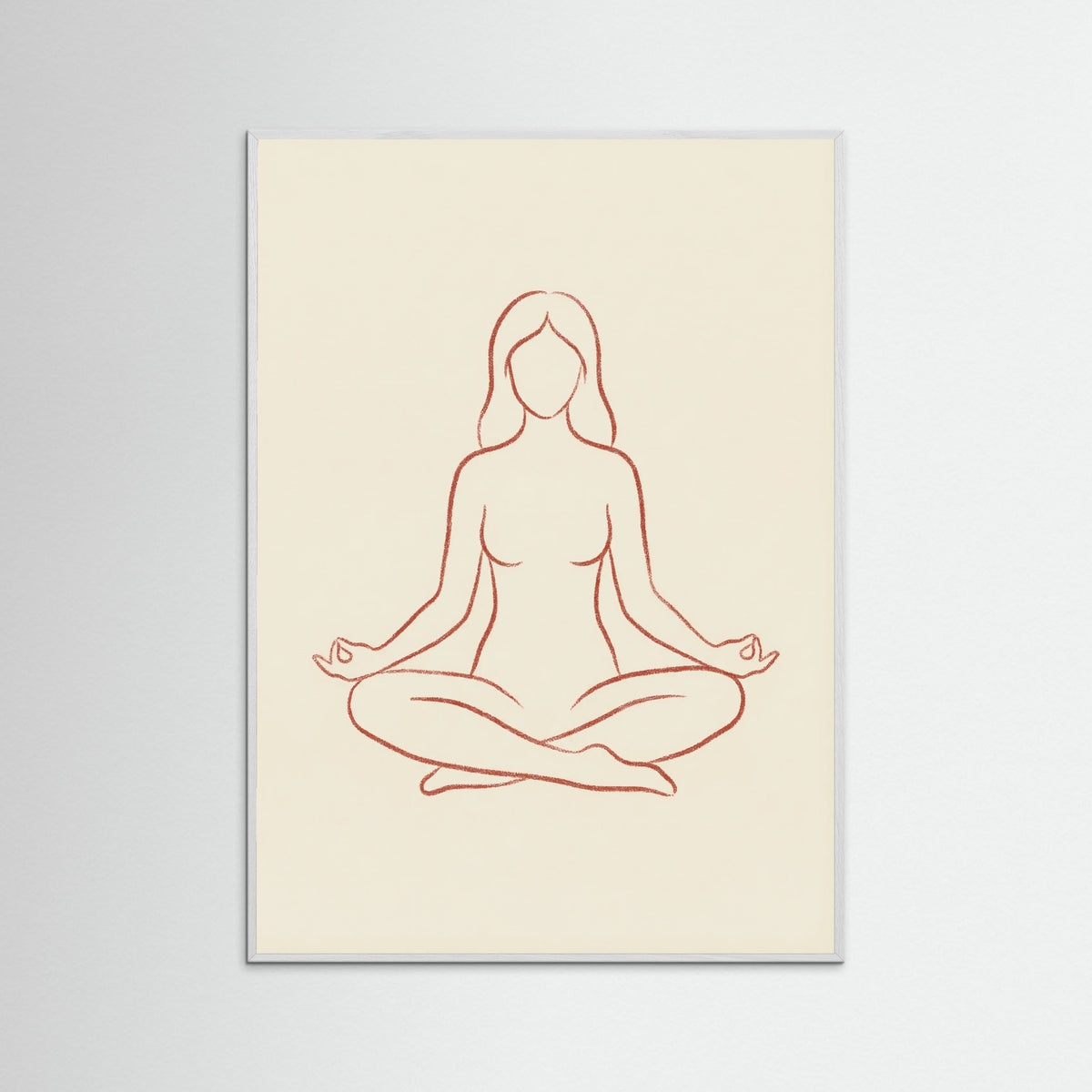 White Wood Meditative Bend