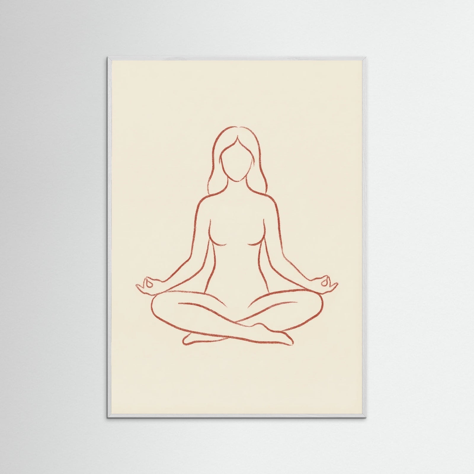 White Wood Meditative Bend