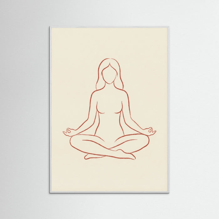 White Wood Meditative Bend