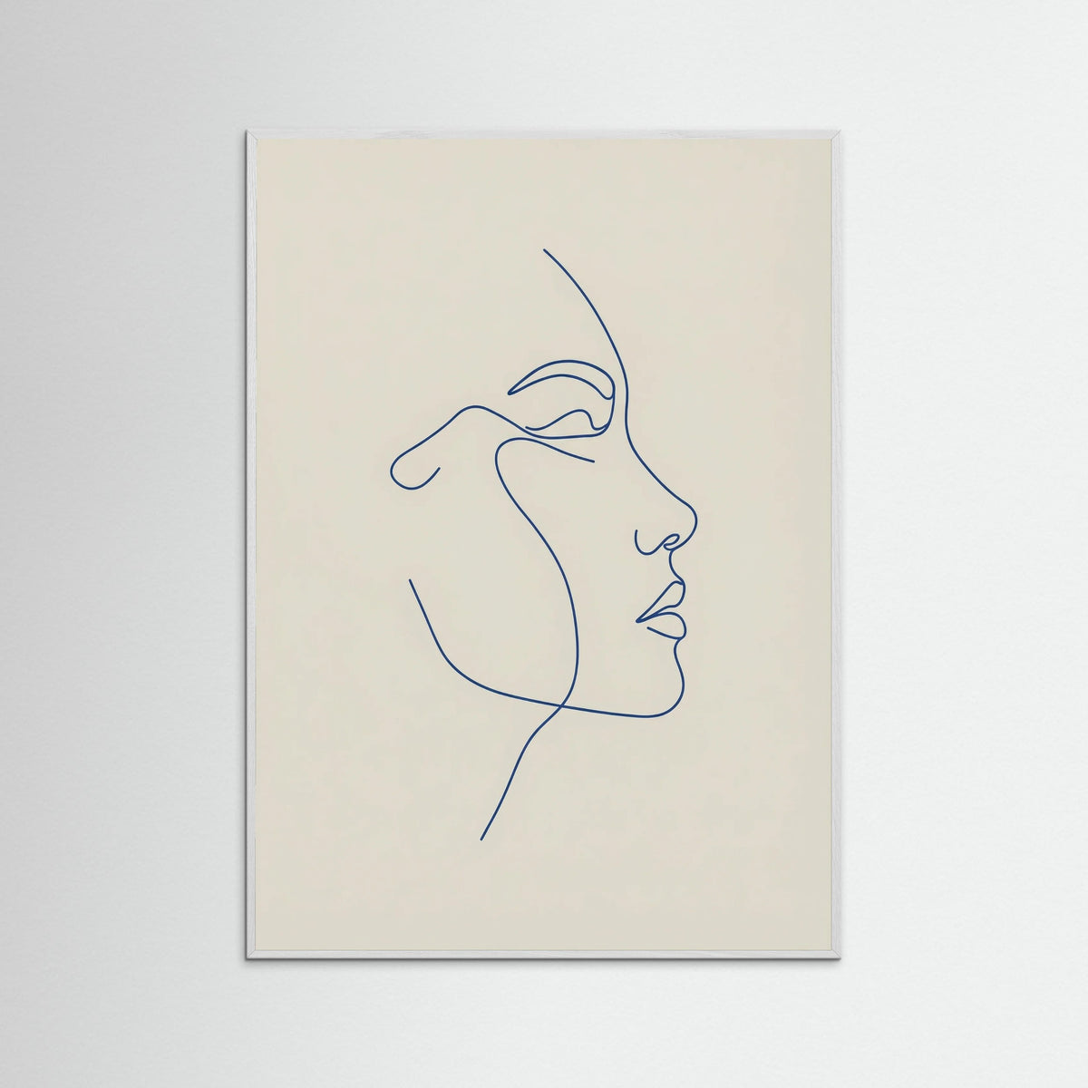 White Wood Meditative Pose