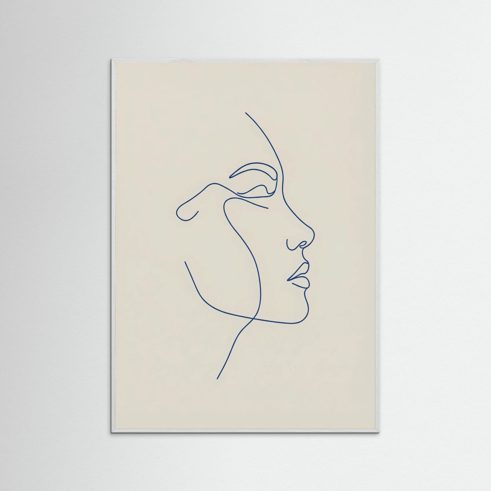 White Wood Meditative Pose