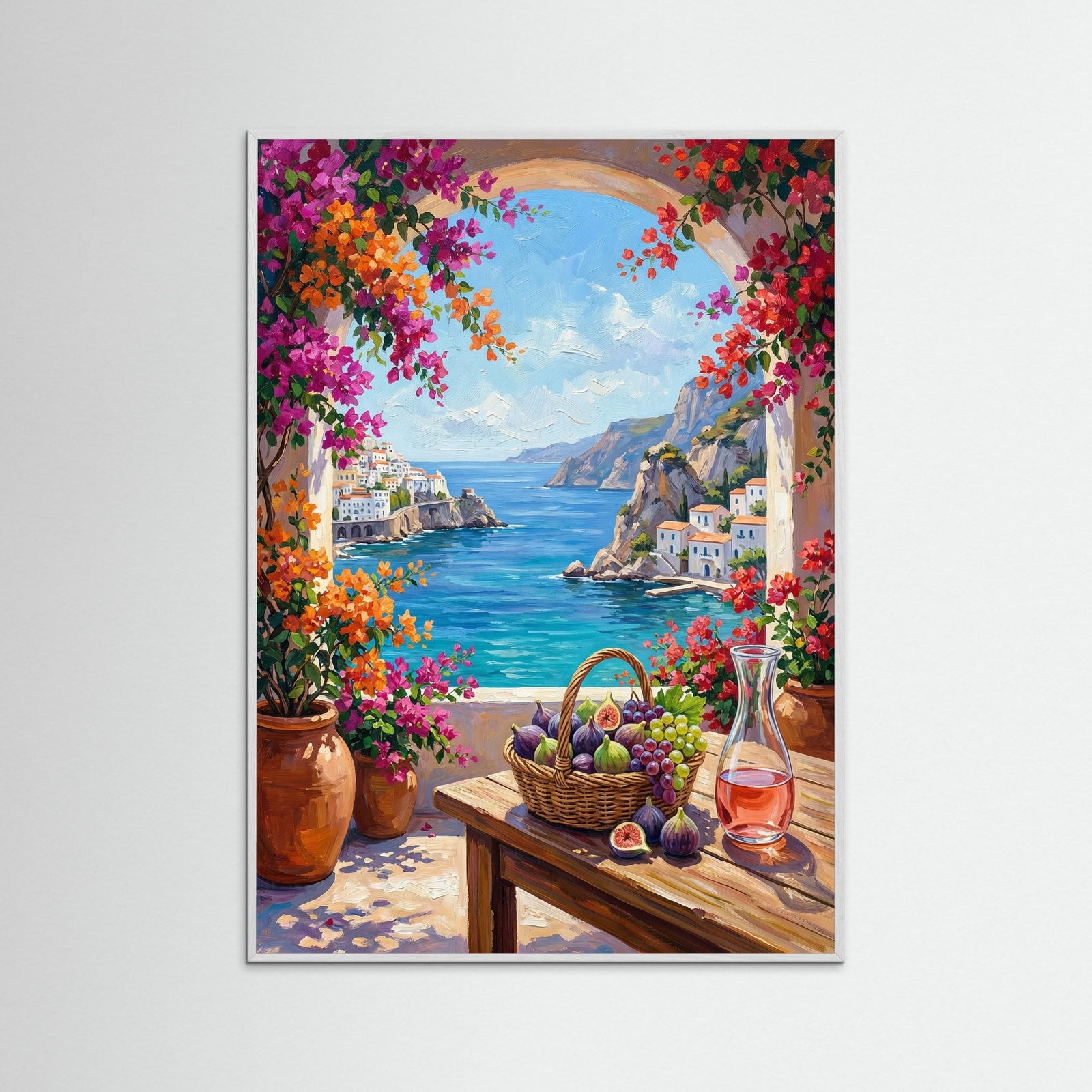 White Wood Mediterranean Vista