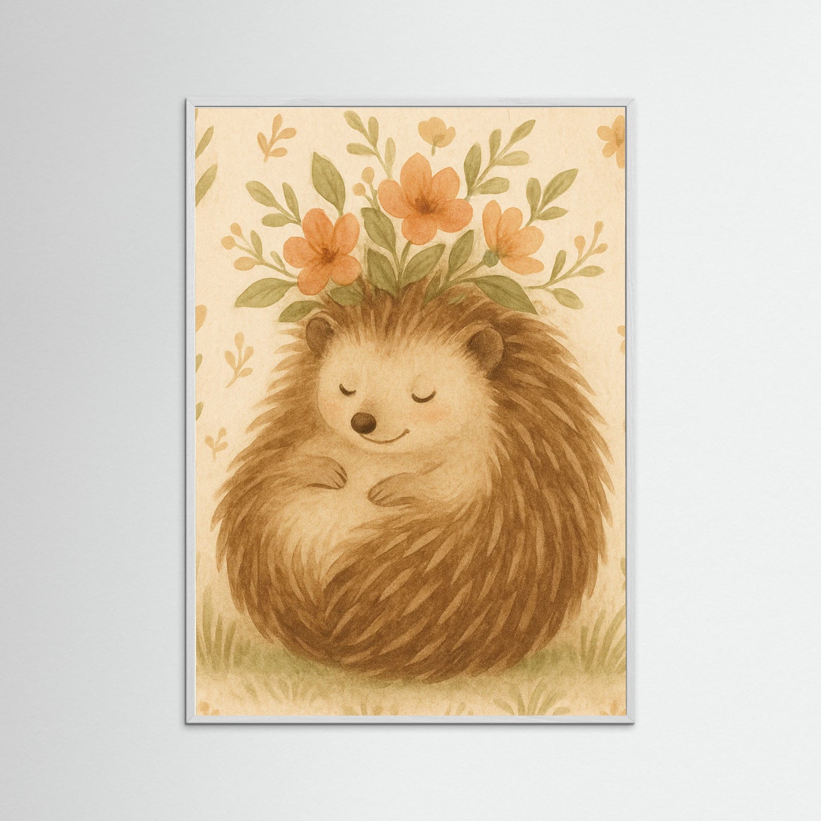 White Wood Mellow Hedgehog