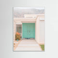 Mid-Century Mint Green Doors in Palm Springs Poster – poster and art print
