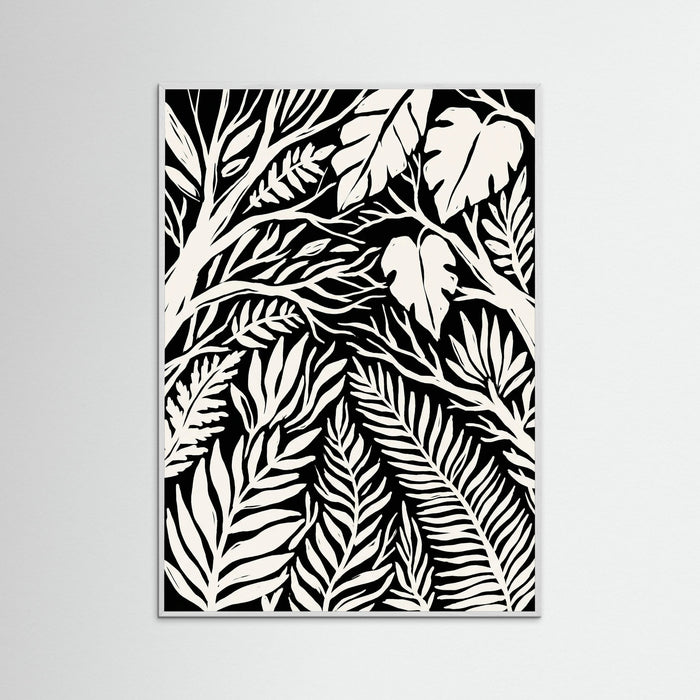 White Wood Midnight Bloom