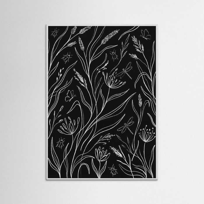 White Wood Midnight Garden