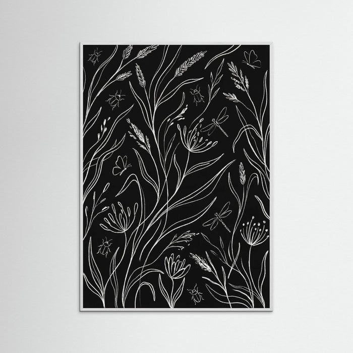 White Wood Midnight Garden