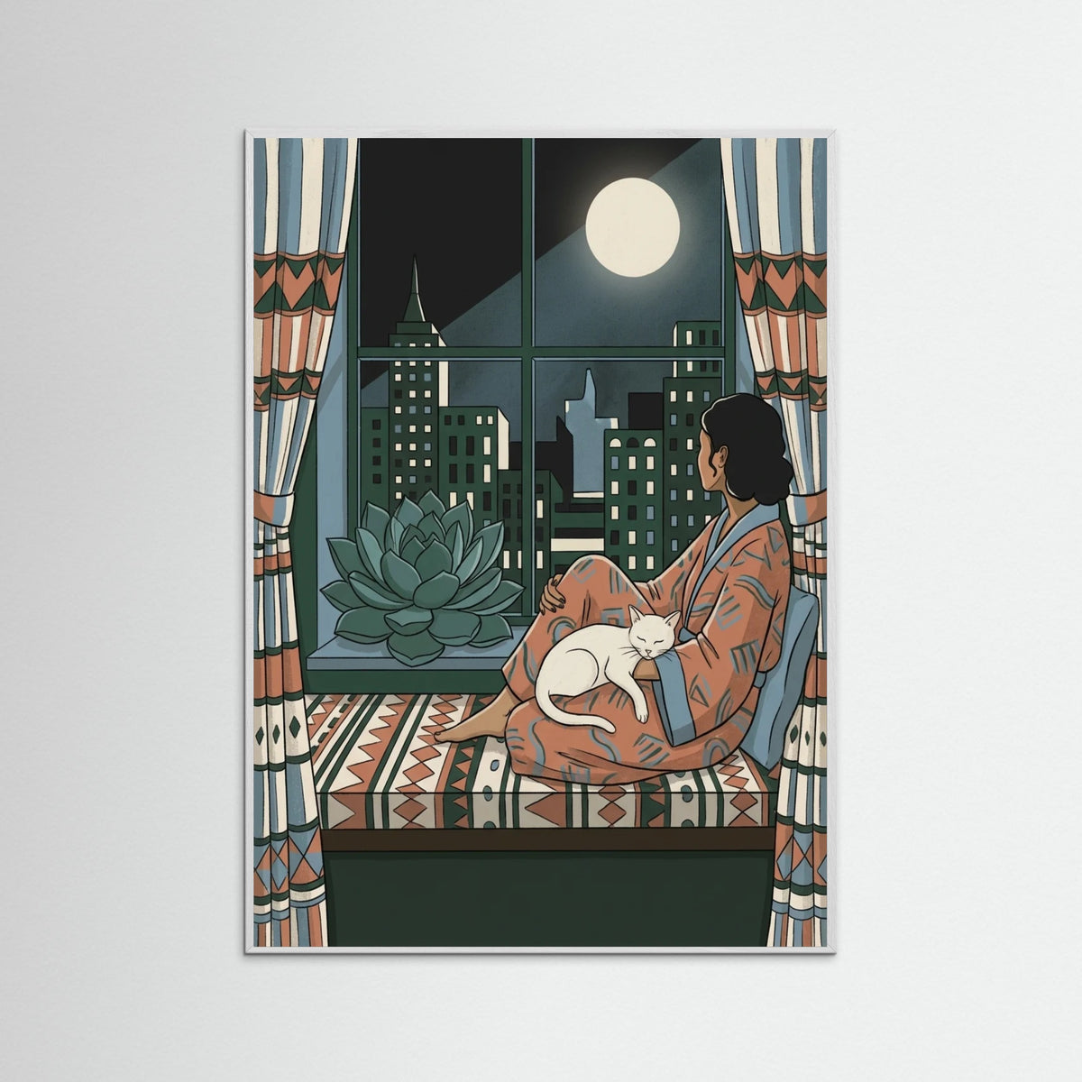 White Wood Midnight Repose