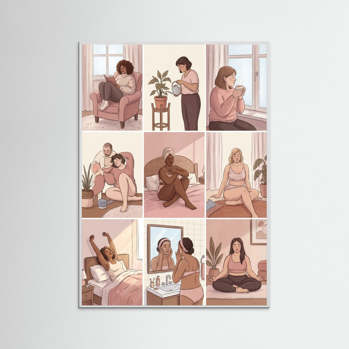 White Wood Mindful Movement Series