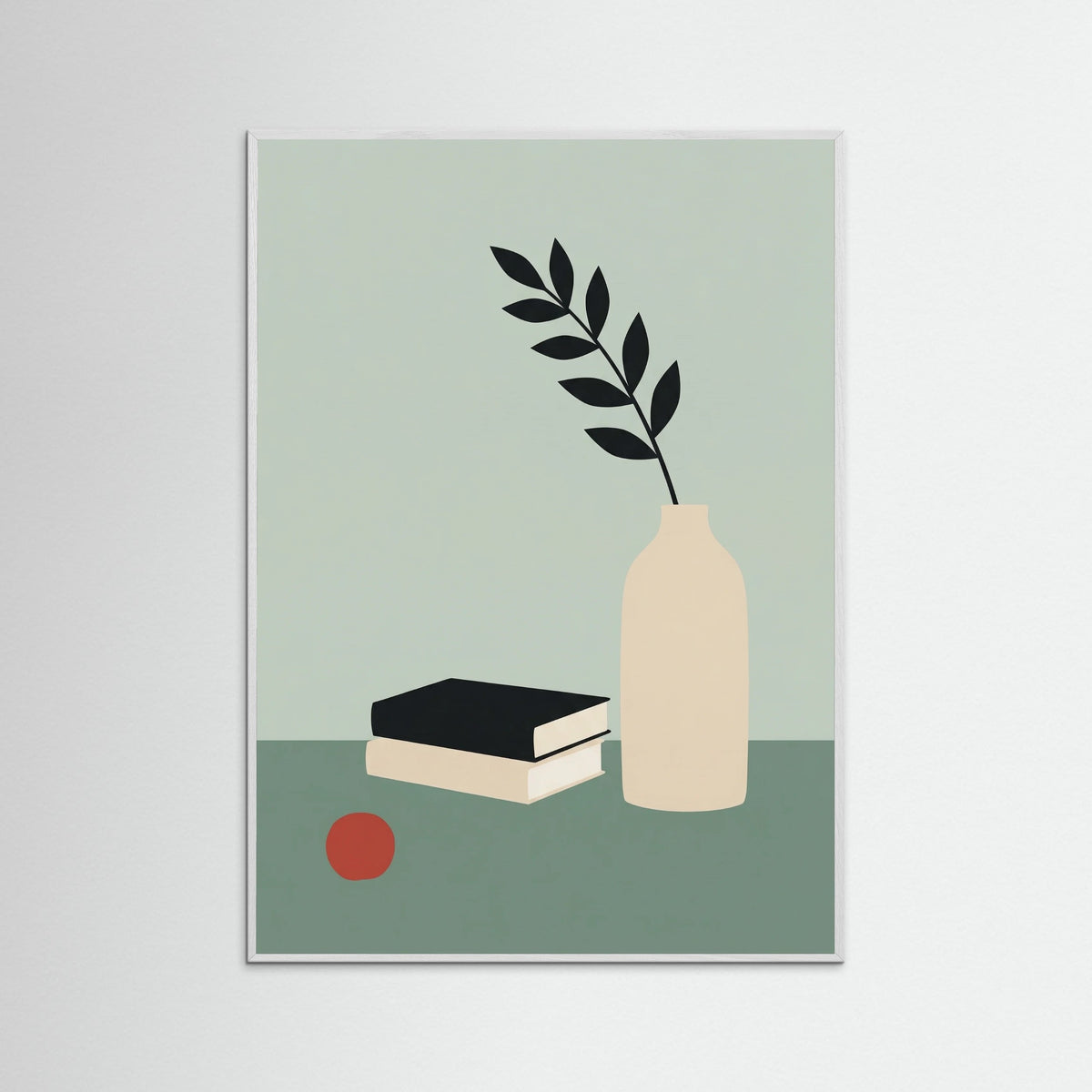 White Wood Minimal Still Life