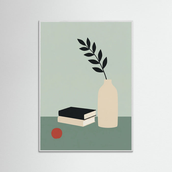 White Wood Minimal Still Life