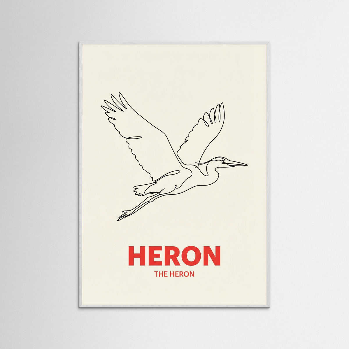 White Wood Minimalist Desert Line