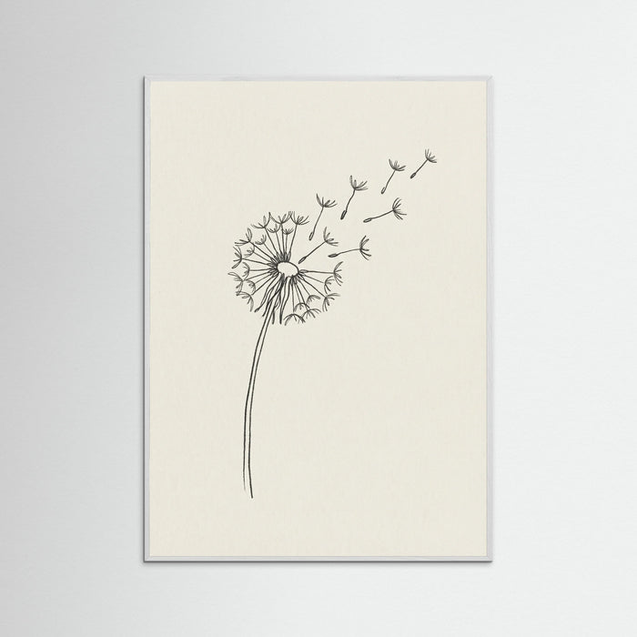 White Wood Minimalist Peace Dove