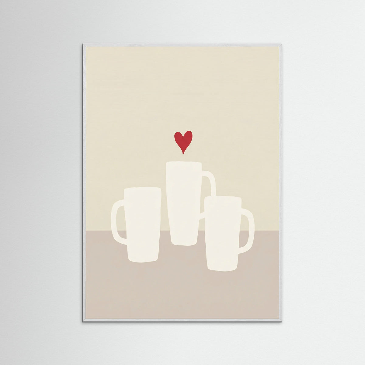 White Wood Minimalist Wine Still