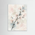 White Wood Misty Floral Elegance
