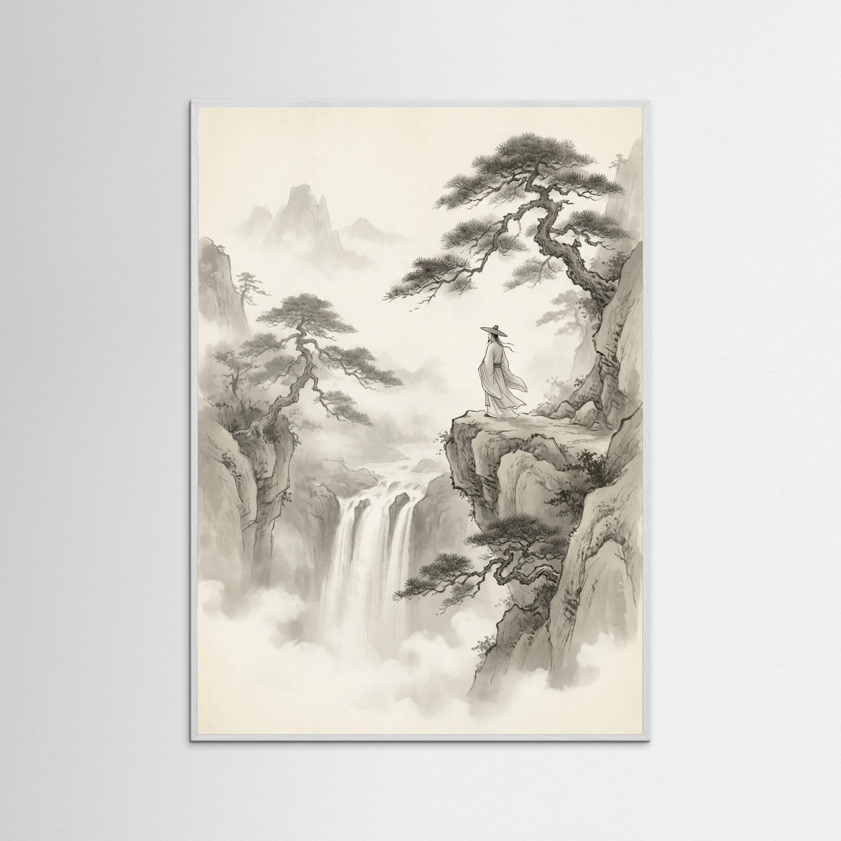 White Wood Misty Mountain Journey