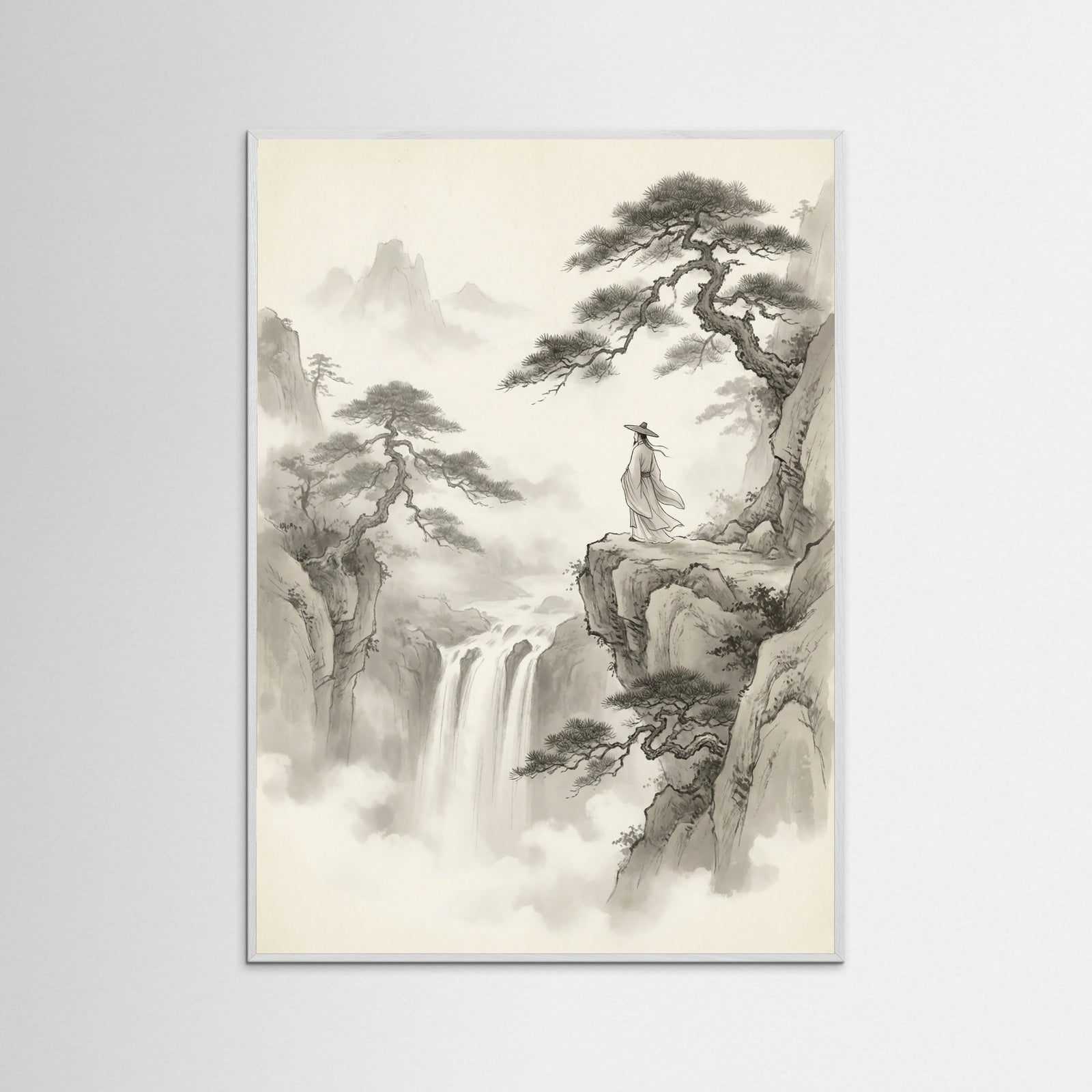 White Wood Misty Mountain Journey