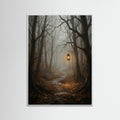 White Wood Misty Pumpkin Glow