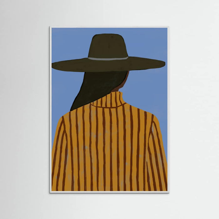 Plakat Modern Woman with Hat – plakat i druk artystyczny