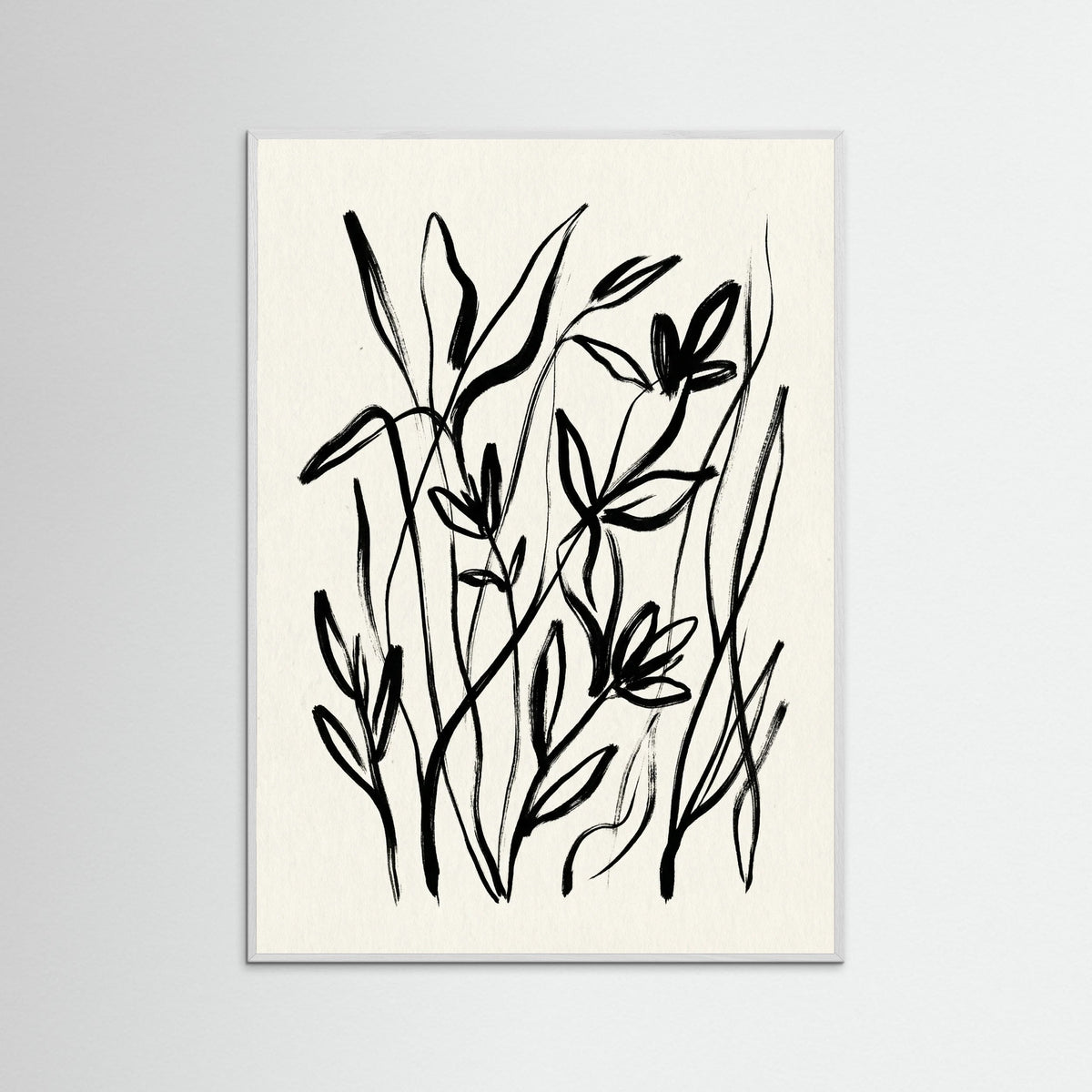 White Wood Monochrome Bloom