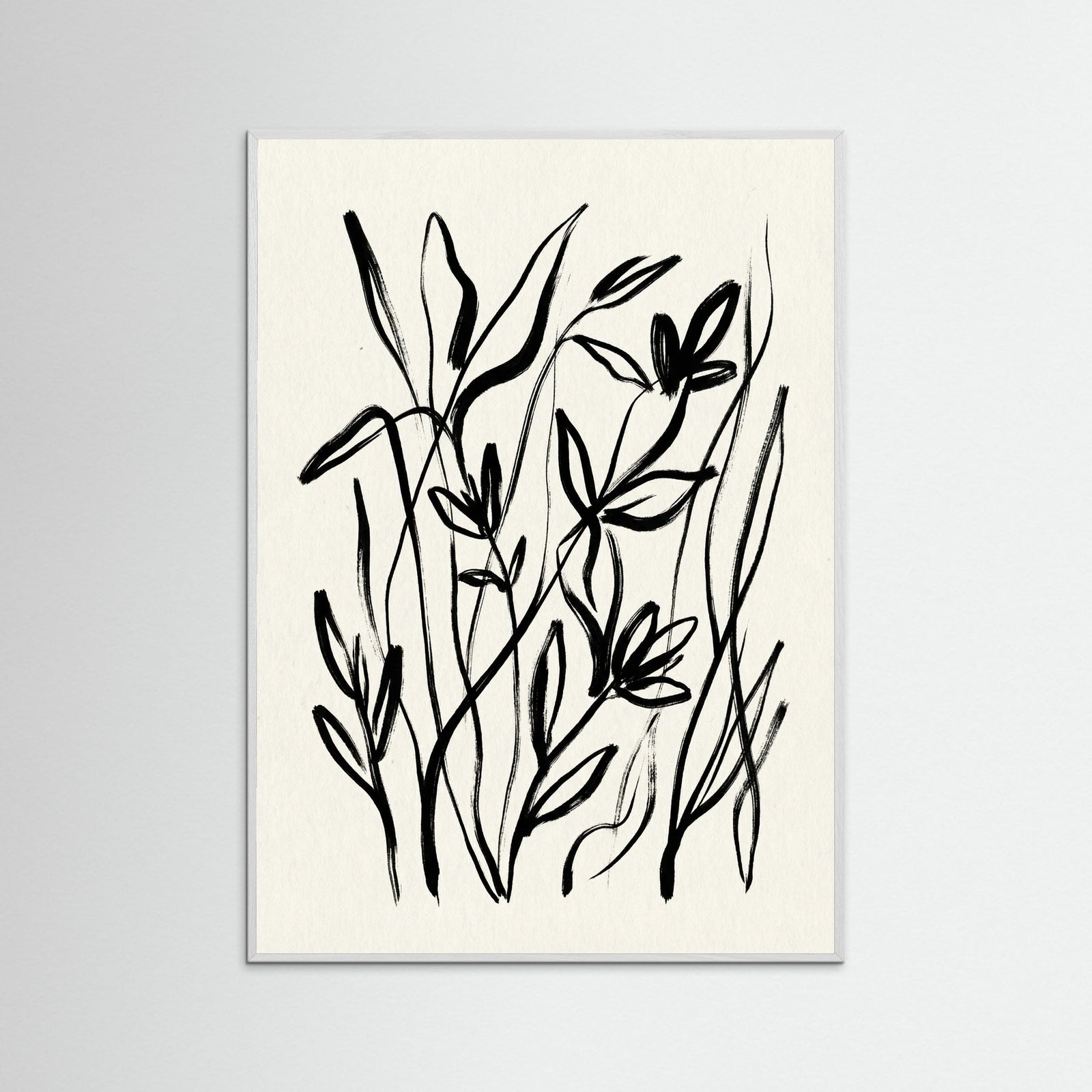 White Wood Monochrome Bloom