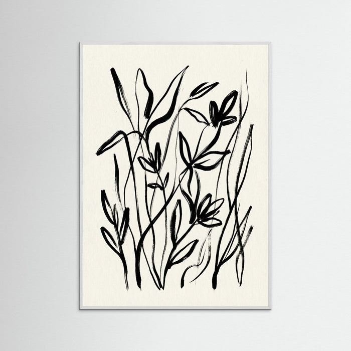 White Wood Monochrome Bloom