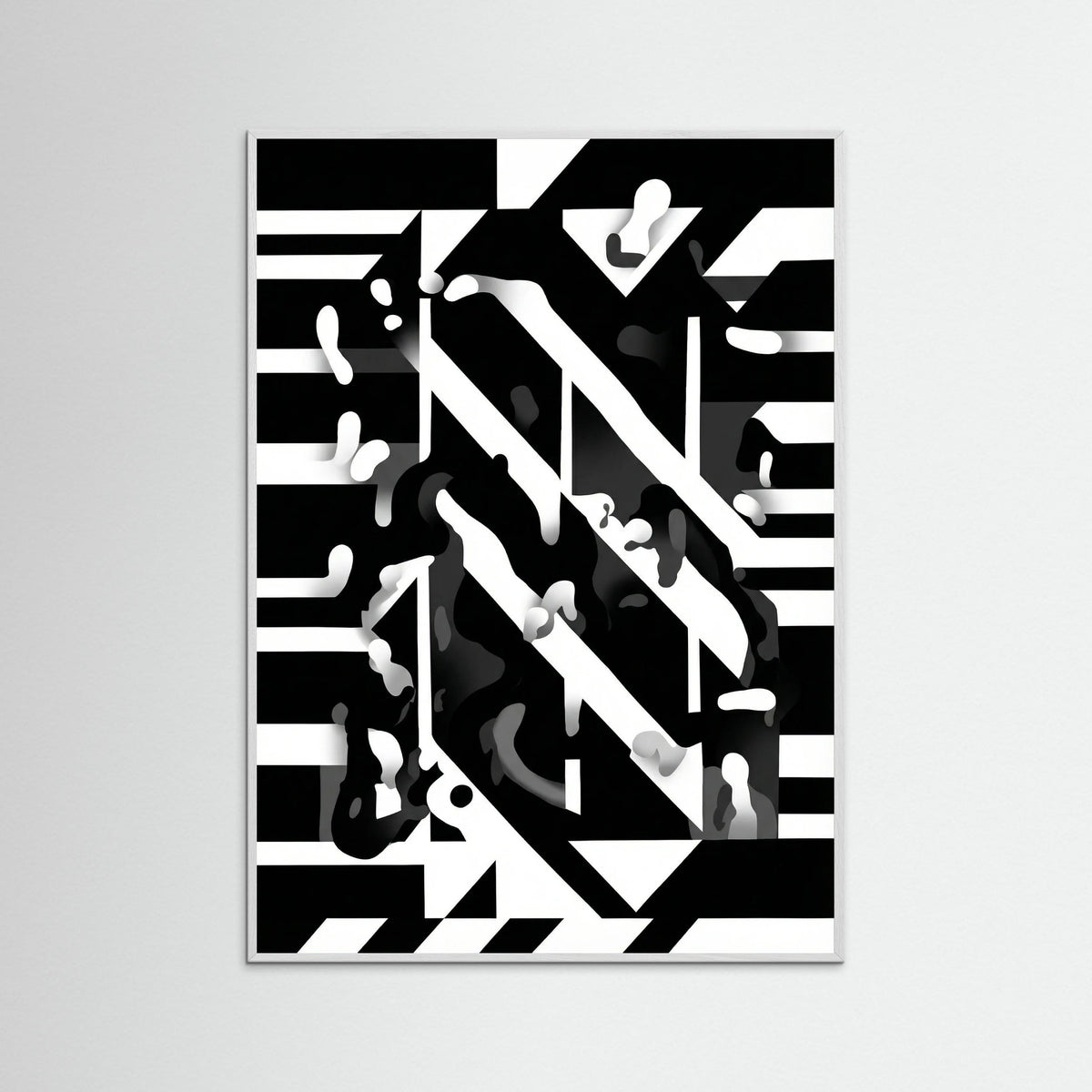 White Wood Monochrome Dynamics