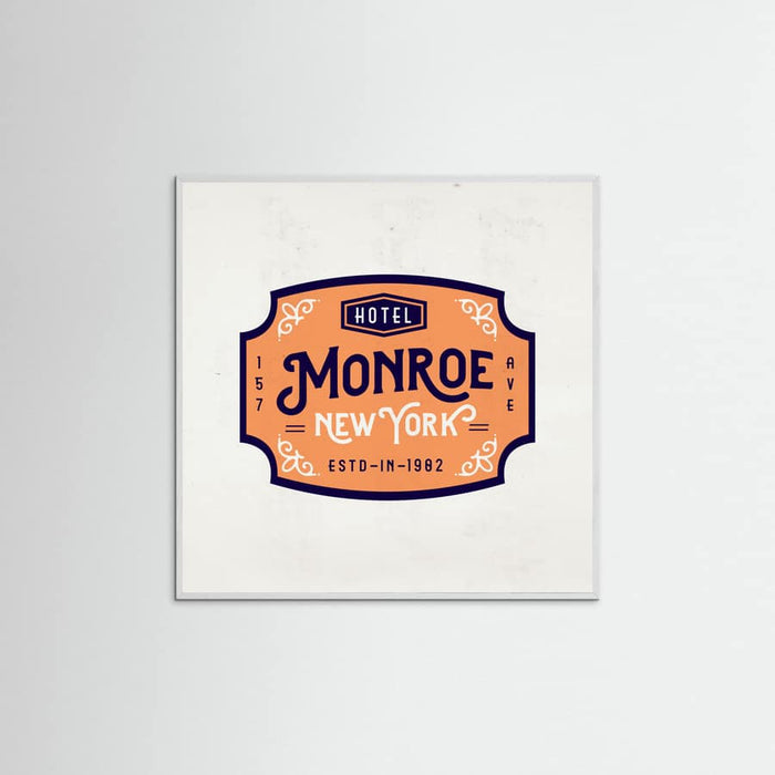 White Wood Monroe Hotel New York Poster