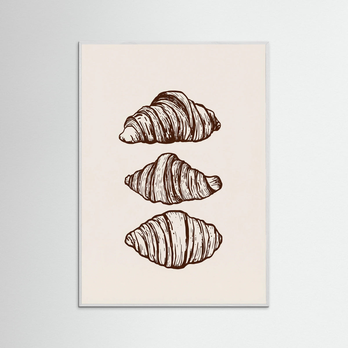 White Wood Morning Croissants